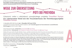 Lesung in Graz, 1.12.2015